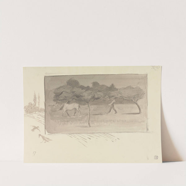 A Harrow in the Orchard by Robert Polhill Bevan