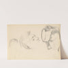 A Head, a Cup and a Bread Roll (1891-1894) by Paul Cézanne