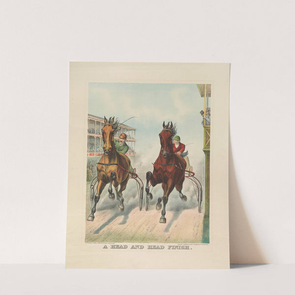 A head and head finish (1893) by Currier & Ives.