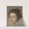 A head study of Queen Henriette-Maria of France (1609-1669) by Frans Pourbus The Younger