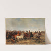 A Herd of Horses (1863) by Franz Adam