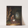 A Hermit Praying in a Ruin by Jan Adriaensz van Staveren