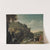 A hilly landscape with a waterfall and a goatherd by Jacob Symonsz. Pynas