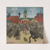 A Holy War (1905) by Ivar Arosenius