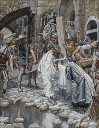 A Holy Woman Wipes the Face of Jesus