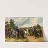 A Horse Fair on Southborough Common by John Frederick Herring Snr.