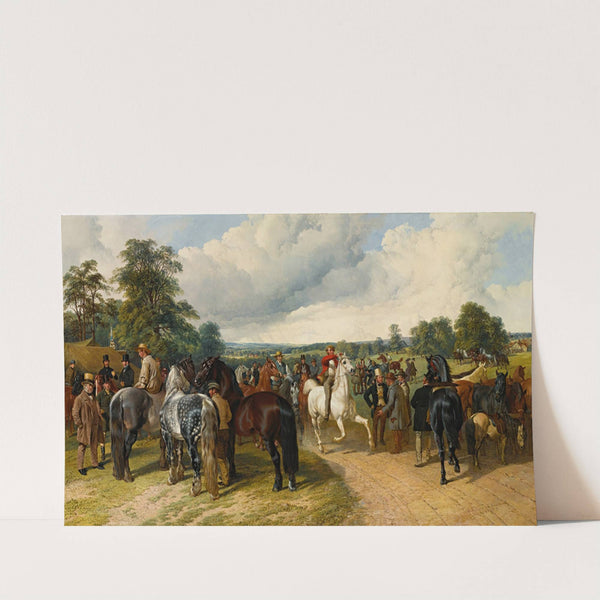 A Horse Fair on Southborough Common by John Frederick Herring Snr.
