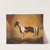 A horse in a stable, (1859) by Johann Adam Klein