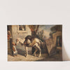 A Horse with Child Holding Reins by Alexandre-Gabriel Decamps