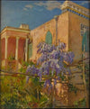 A House with Flowering Trees along the Amalfi Coast of Italy (circa 1928)