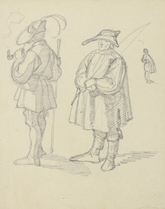 A hunter and a carter