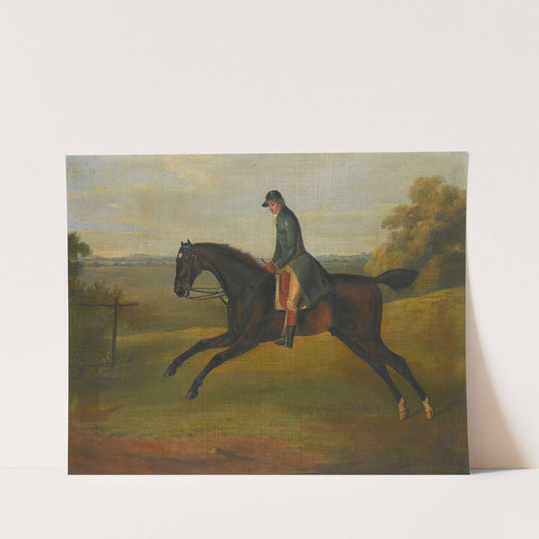 A Hunter Being Excercised By A Groom by John Nost Sartorius