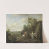 A Hunting Party (1700 - 1733) by Carel van Falens