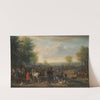 A Hunting Party; Possibly Depicting Charles Spencer, 3rd Duke Of Marlborough (1706-1758) And His Wife Elizabeth, Countess Of Marlborough (D.1761) by John Wootton