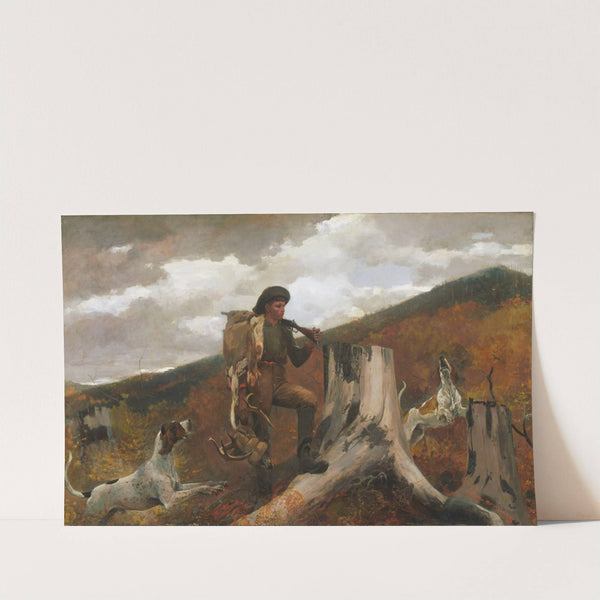 A Huntsman and Dogs by Winslow Homer