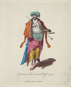 A Janisary in his common dress in 1700. Janissaire en habit ordinaire. (1757-1772)
