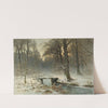A January Evening in the Woods of The Hague by Louis Apol