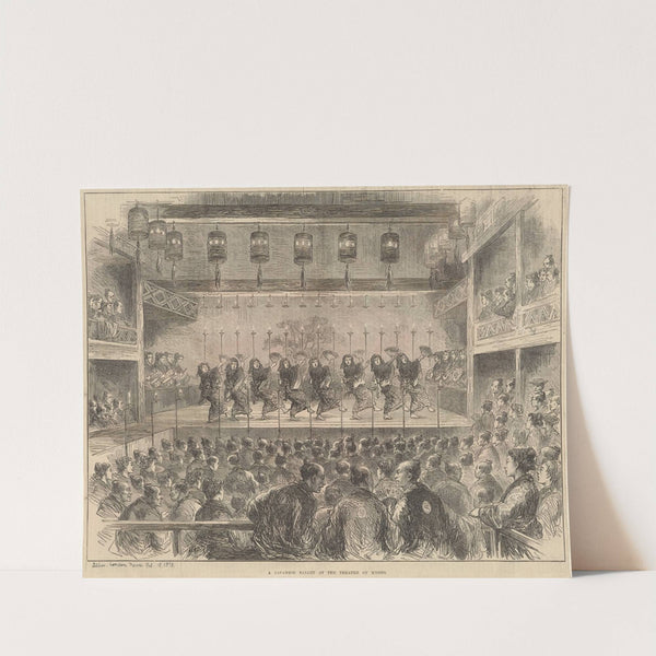 A Japanese ballet at the theatre of Kyoto (1873)