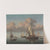 A Kaag at Anchor with Sails Hoisted and a State Yacht and Other Vessels by Willem van de Velde the Younger