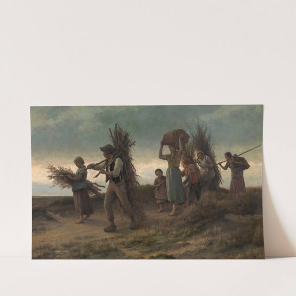 A Kempen Lumberjacks Family by Frans Van Kuyck