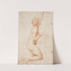 A Kneeling Nude Woman with her Left Arm Raised by Raphael