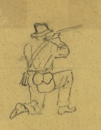 A kneeling rifleman