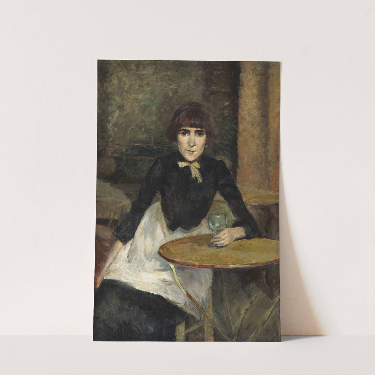 A la Bastille (Jeanne Wenz) by Henri de Toulouse-Lautrec