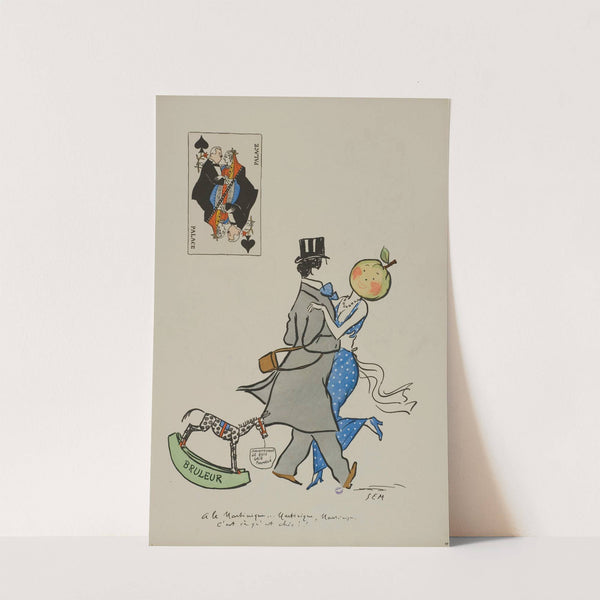 A la Martinique ; Cornuché, M de Saint-Alary, Melle Frémont (1913) by Georges Goursat (Sem)