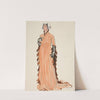 A Lady, costume sketch for Henry Irving’s Planned Production of King Richard II by Edwin Austin Abbey