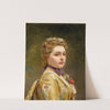 A Lady In A Golden Gown by Gustave Jean Jacquet