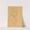 A Lady in Profile to the right (1897-98) by Gustav Klimt