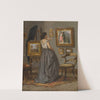 A Lady in the Studio by David Jacobsen