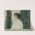 A lady in white and in profile against a southern landscape with cypresses (1898) by Emilie Mediz-Pelikan