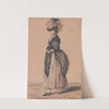 A Lady of Fashion with Black Shawl and Black Shoes by John Collet