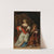 A lady playing a lute and a gentleman with a viola da gamba by Eglon van der Neer