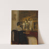 A Lady Playing the Piano by Carl Holsøe