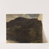 A Lake by Adolph Tidemand