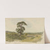 A Landscape in Snowdonia with a Tree in the Foreground by John Linnell