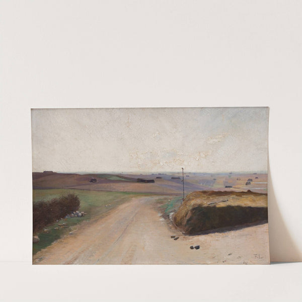 A Landscape. The Island of Mors, jutland by Fridolin Johansen