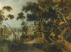 A  Landscape With Christ And His Disciples On The Road To Emmaus