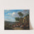 A landscape with peasants by Karel Breydel