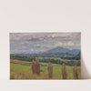 A Landscape with Sheaves of Corn by Alfred Zoff