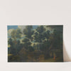 A Landscape With Shepherds On A Path by Lucas van Uden