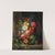 A Large Bouquet of Flowers with Roses, Nasturtium and Butterflies by Josef Lauer