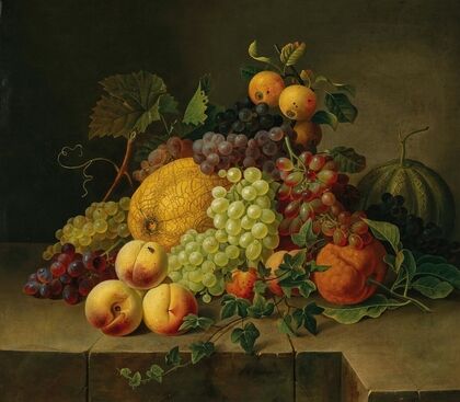 A Large, Decorative Fruit Still Life