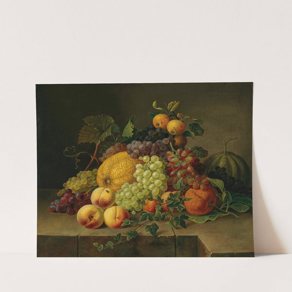 A Large, Decorative Fruit Still Life by Gottfried Wilhelm Völcker