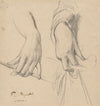 A Left Hand Holding a Staff and a Right Hand Holding a Glove and Riding Crop