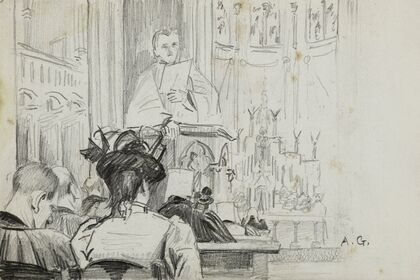 A l’église Saint-Louis de La-Roche-sur-Yon (1897-1899)
