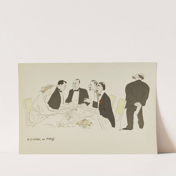 A l’Hôtel de Paris (1909) by Georges Goursat (Sem)