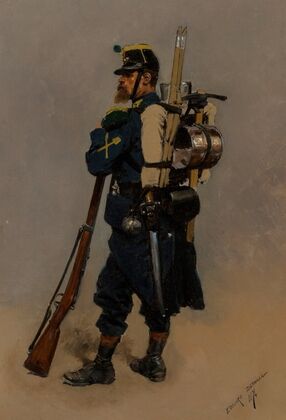 A line engineer from the Franco-Prussian War